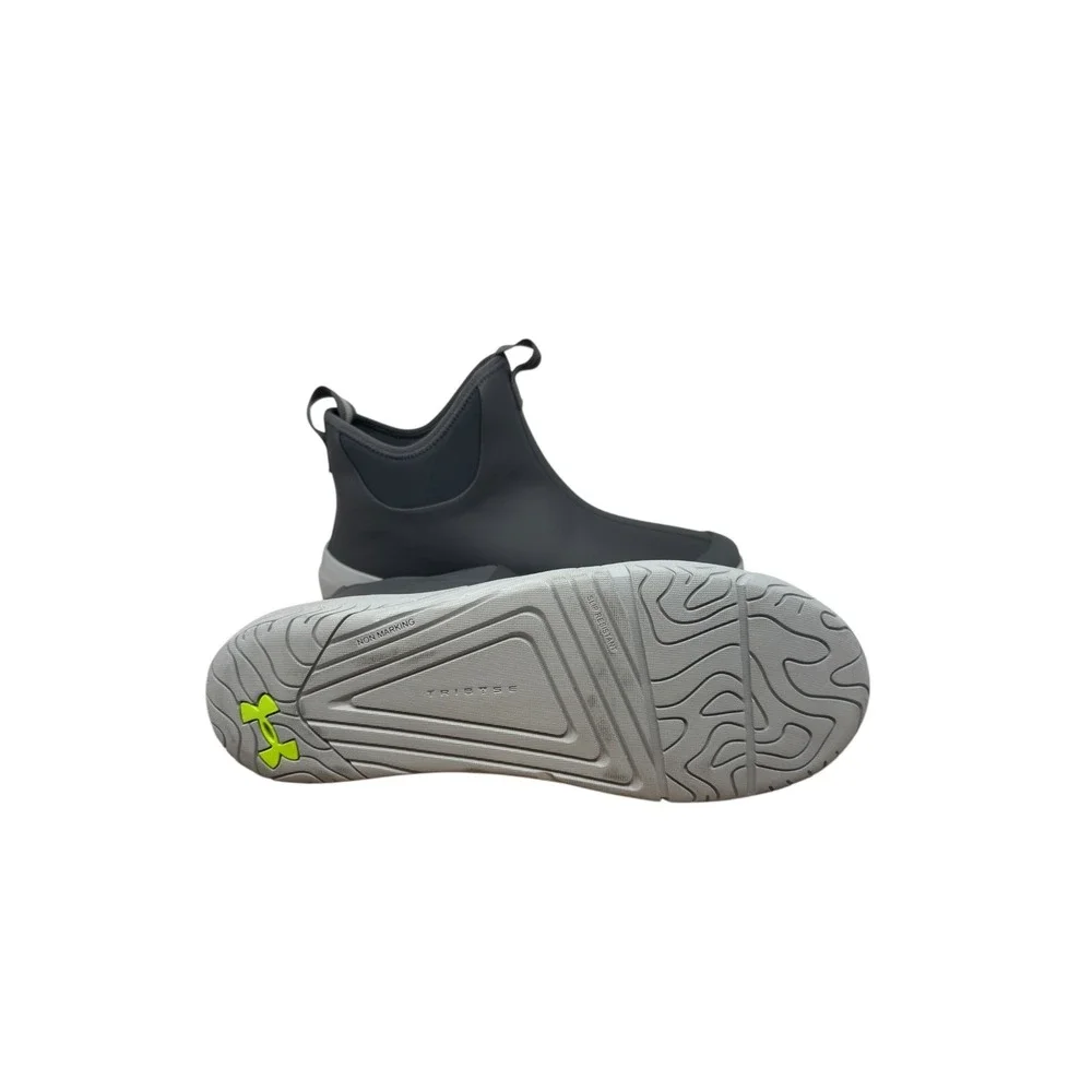 Under Armour Storm Proof deck Boots Mens 11 Grey Neon Waterproof 3026906-101